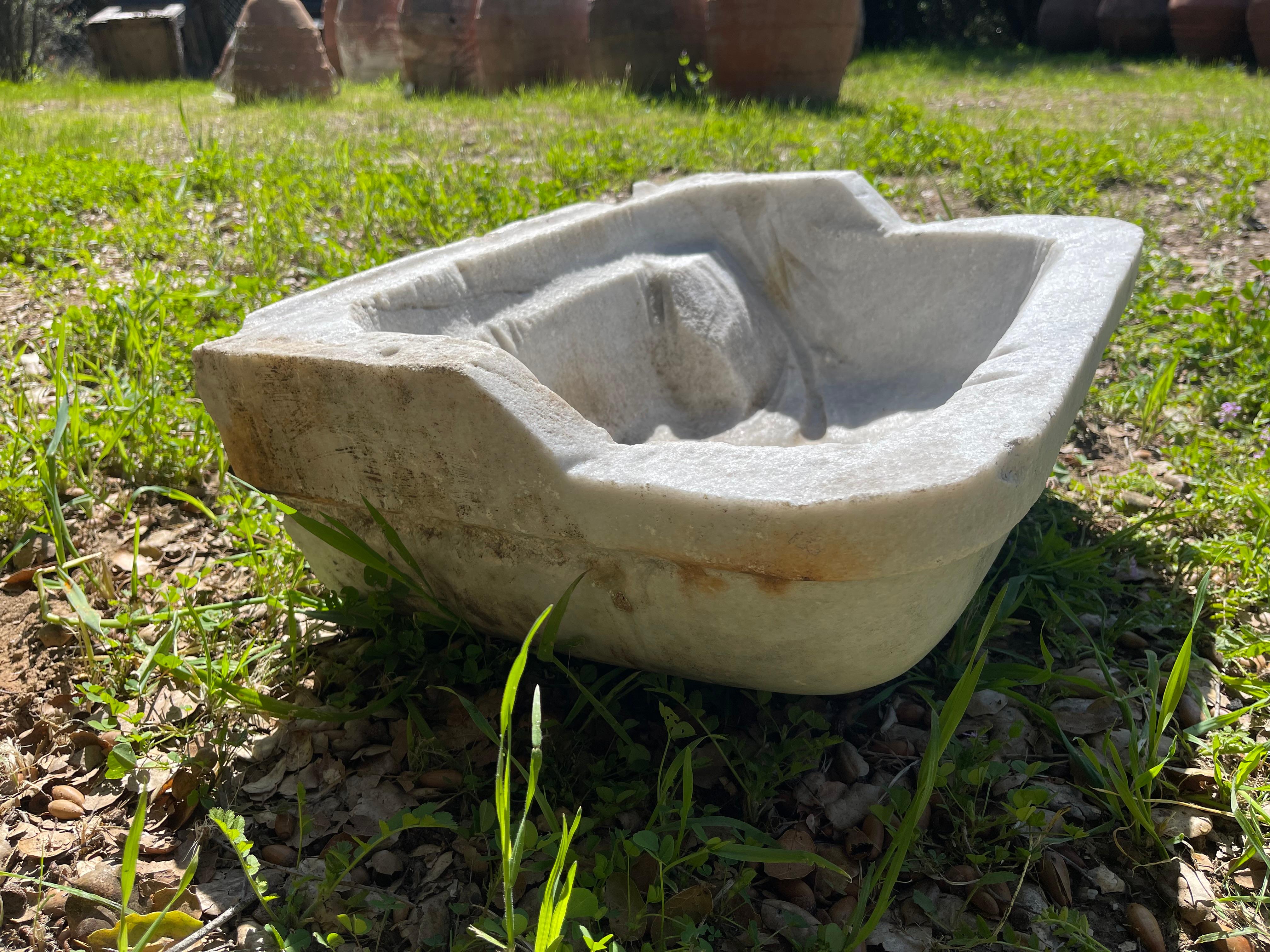 Mermer Lavabo (égout ottoman en marbre) - 0264 en vente 2