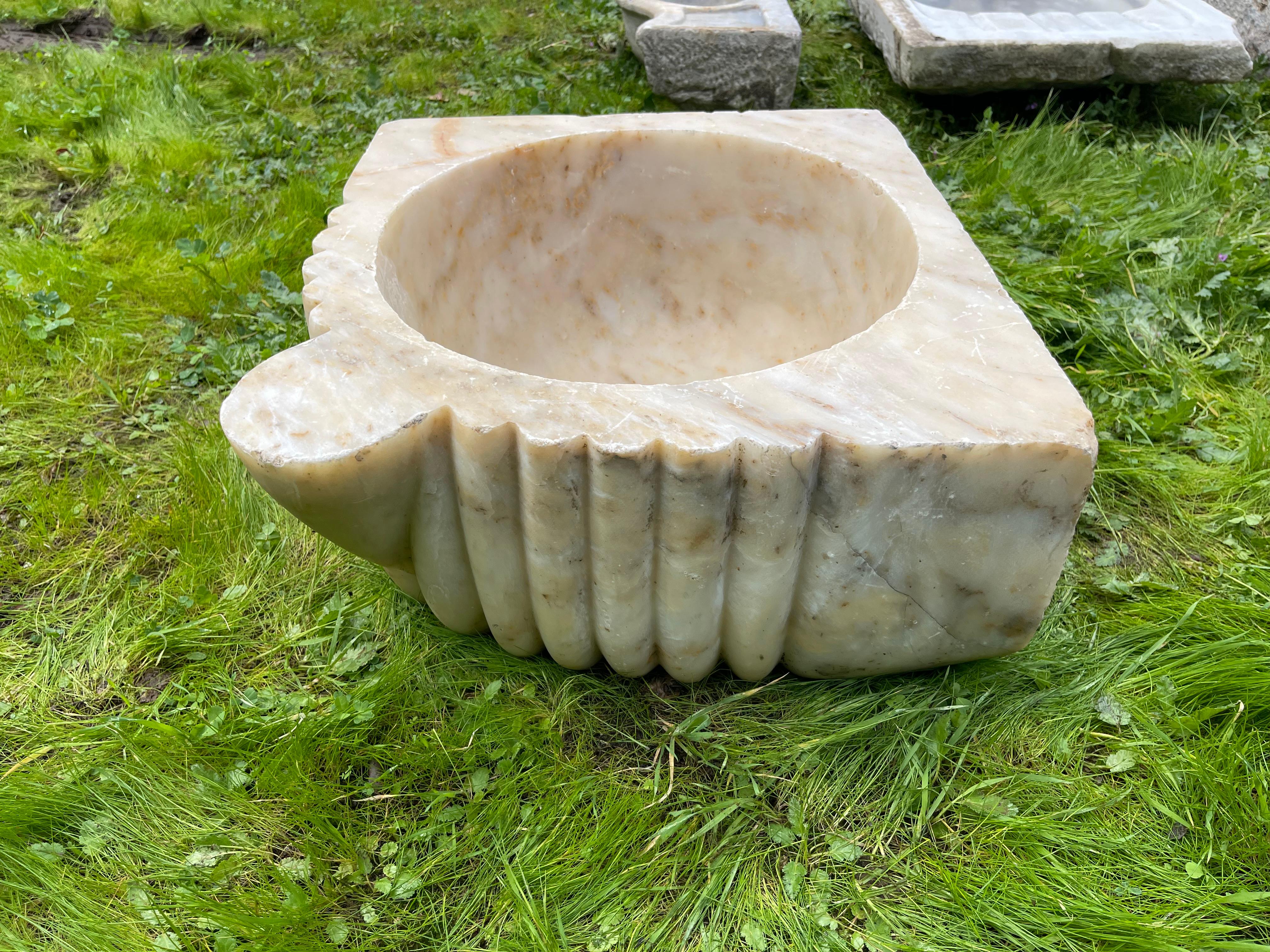 Mermer Lavabo (Lavabo en marbre) en vente 2