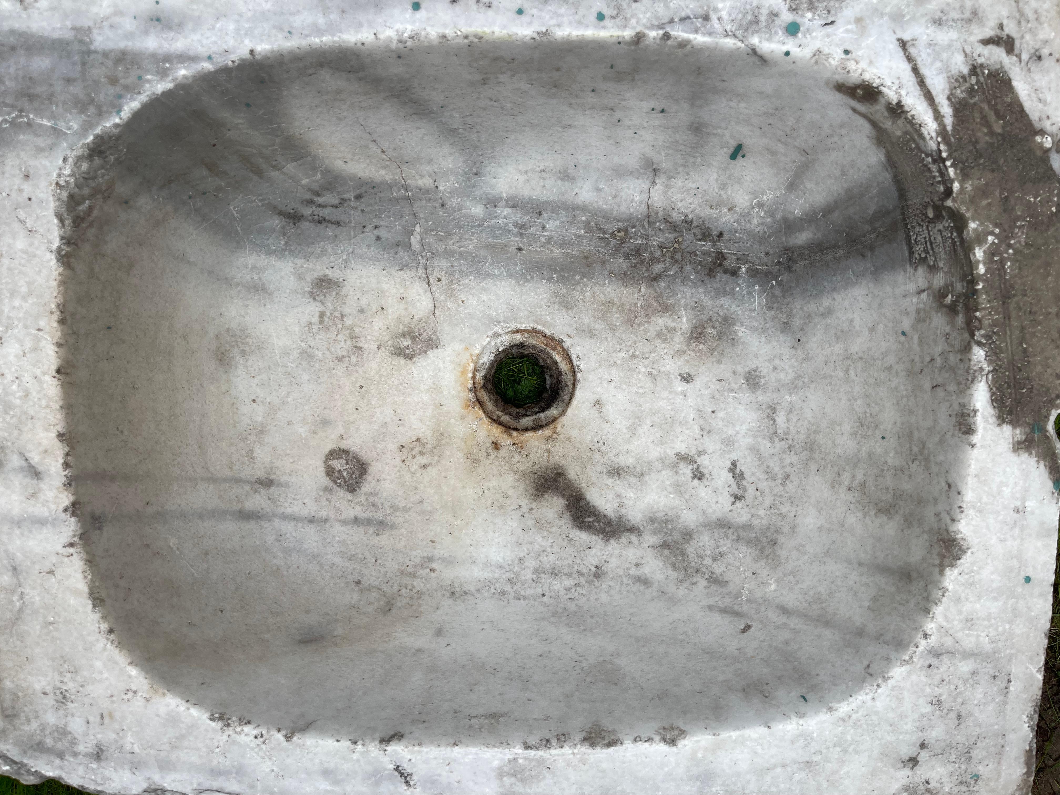 Mermer Lavabo (Lavabo en marbre) en vente 2