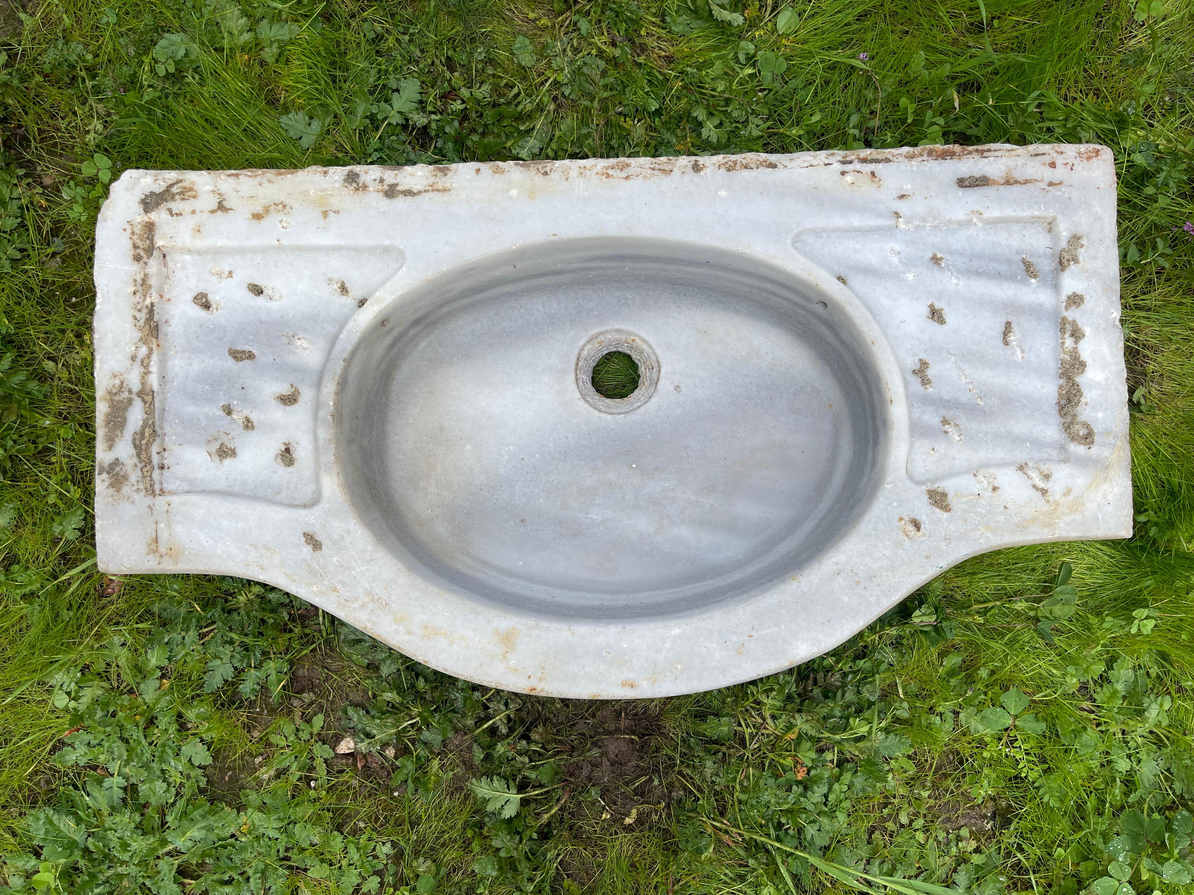 Gréco-romain Mermer Lavabo (Lavabo en marbre) en vente