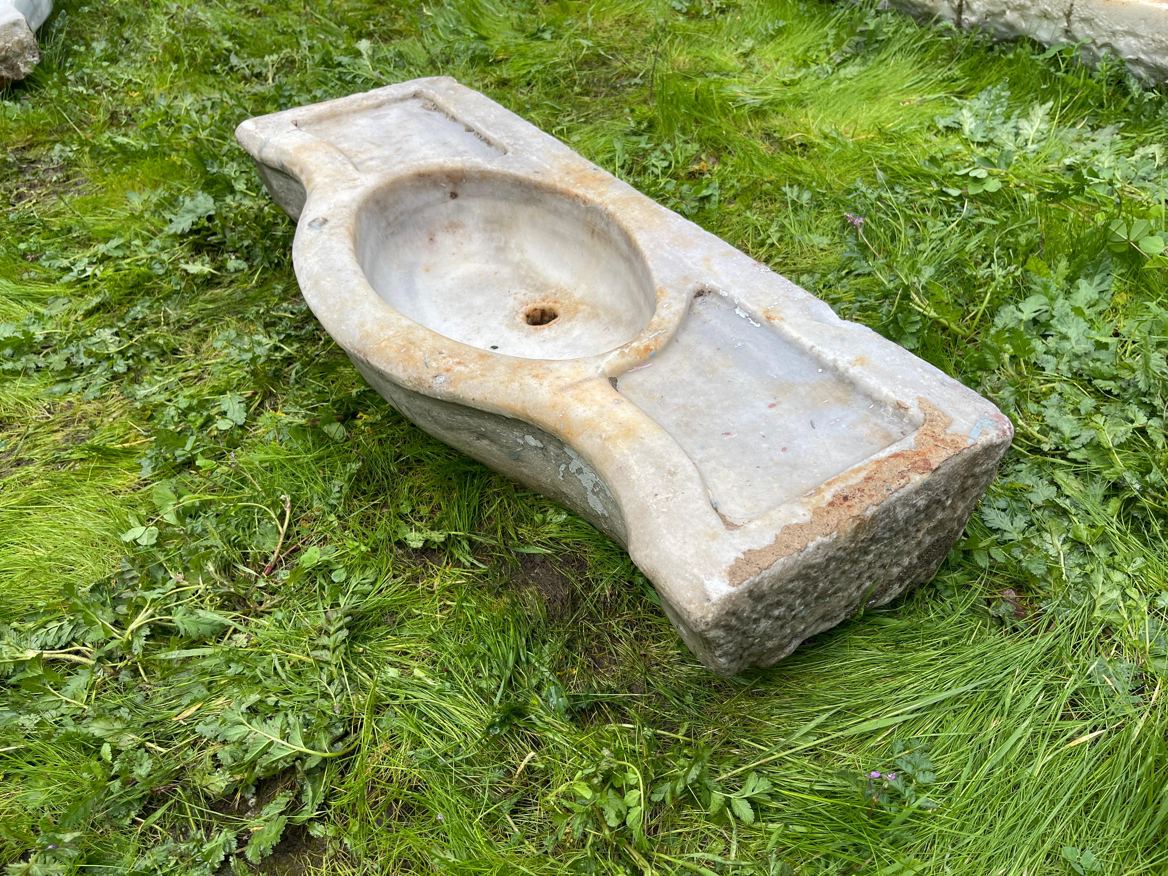 Gréco-romain Mermer Lavabo (Lavabo en marbre) en vente
