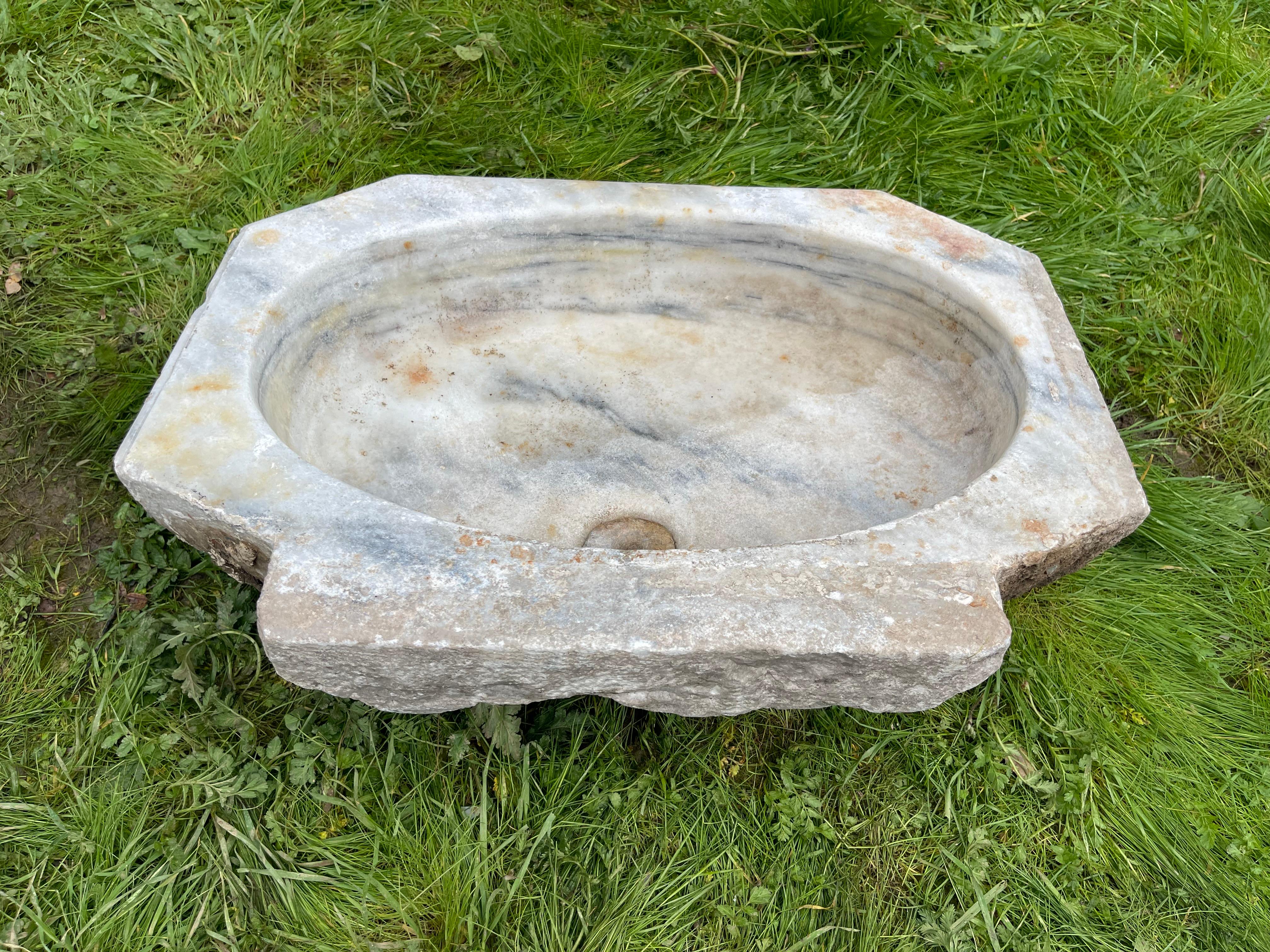Gréco-romain Mermer Lavabo (Lavabo en marbre) en vente