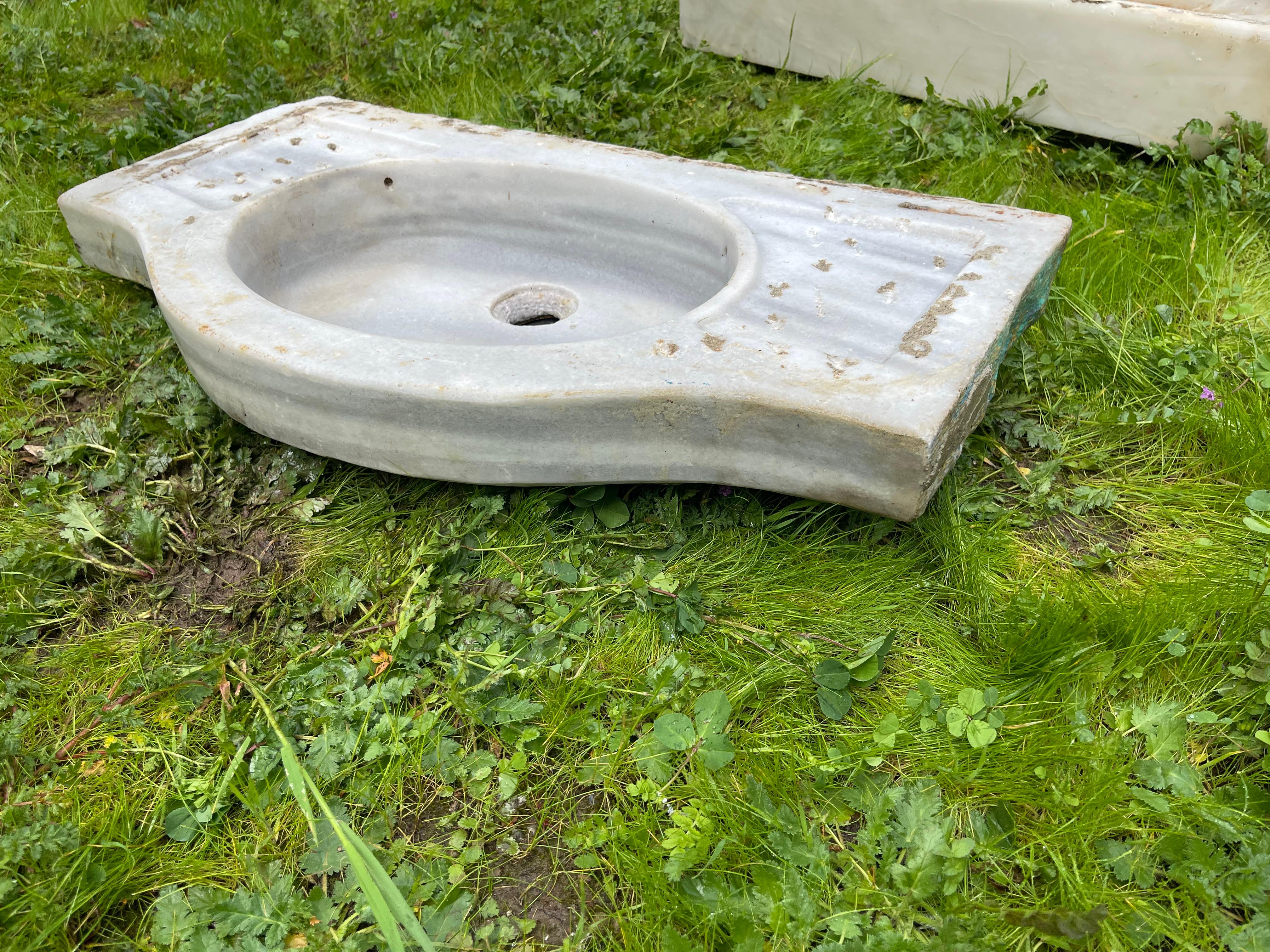 Turc Mermer Lavabo (Lavabo en marbre) en vente