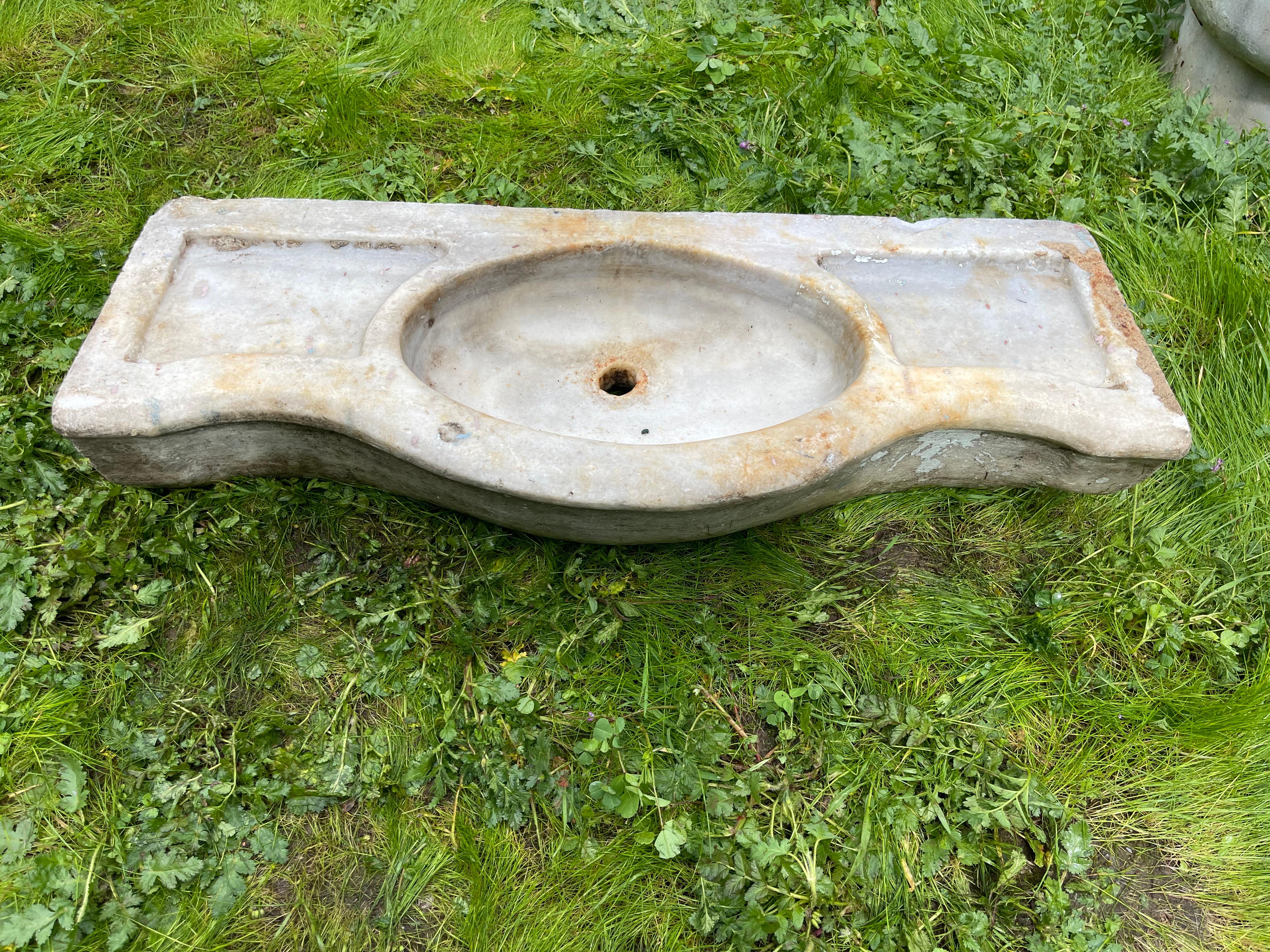 Turc Mermer Lavabo (Lavabo en marbre) en vente