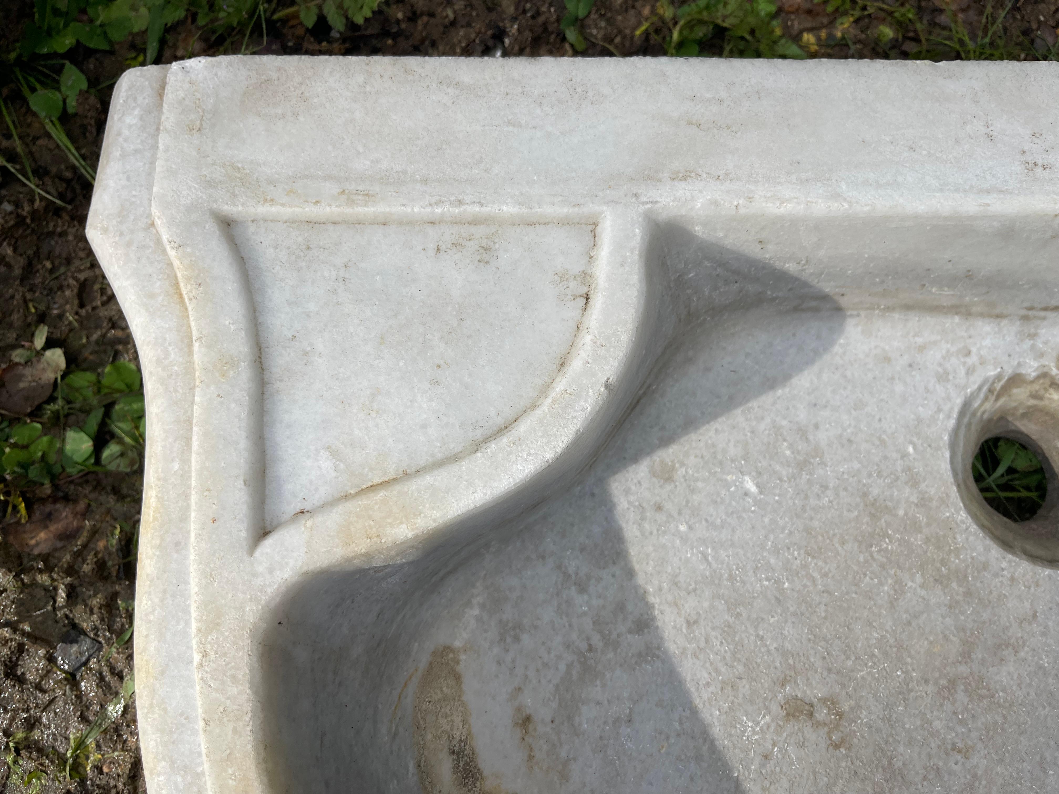 Turc Mermer Lavabo (Lavabo en marbre) en vente