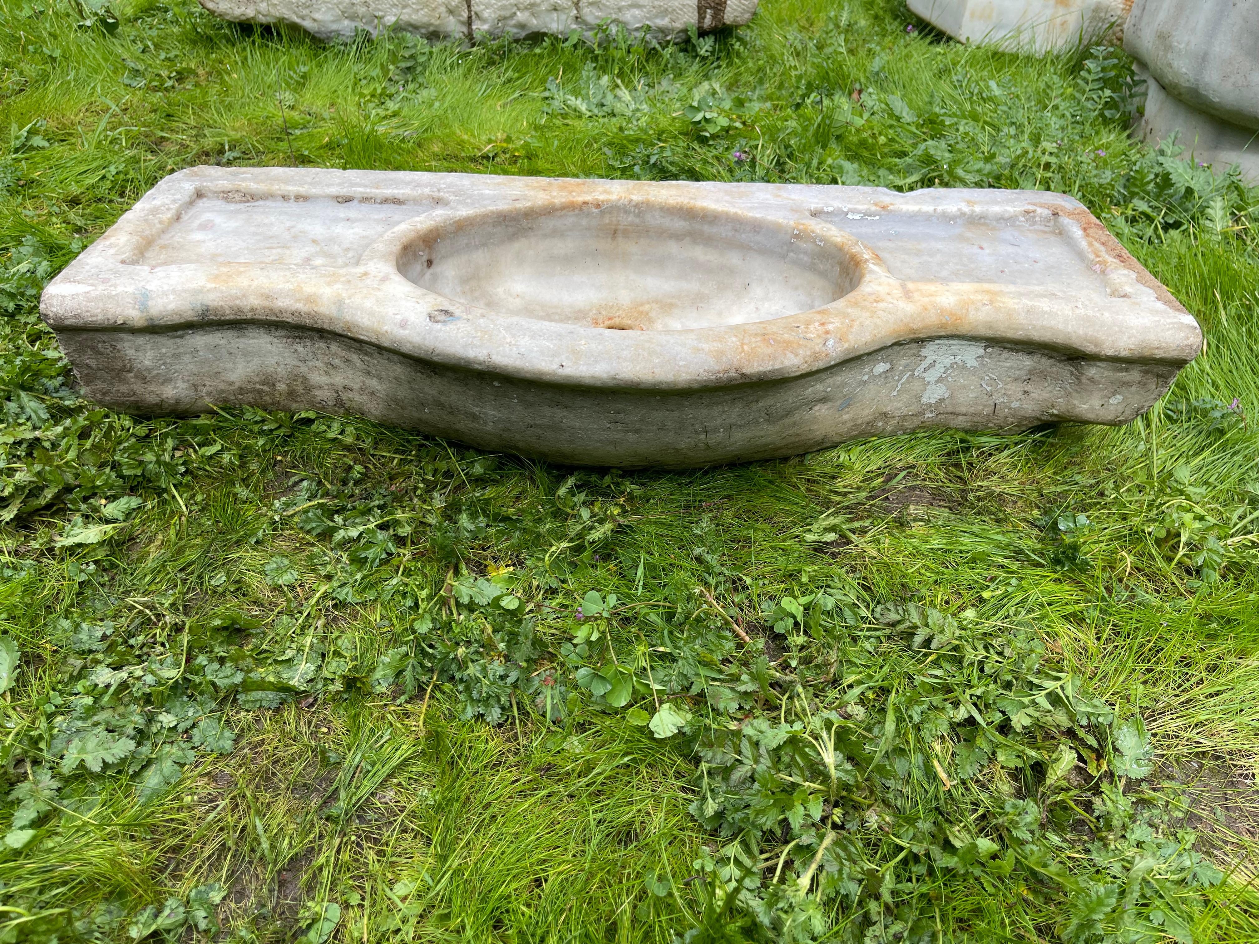 Fait main Mermer Lavabo (Lavabo en marbre) en vente