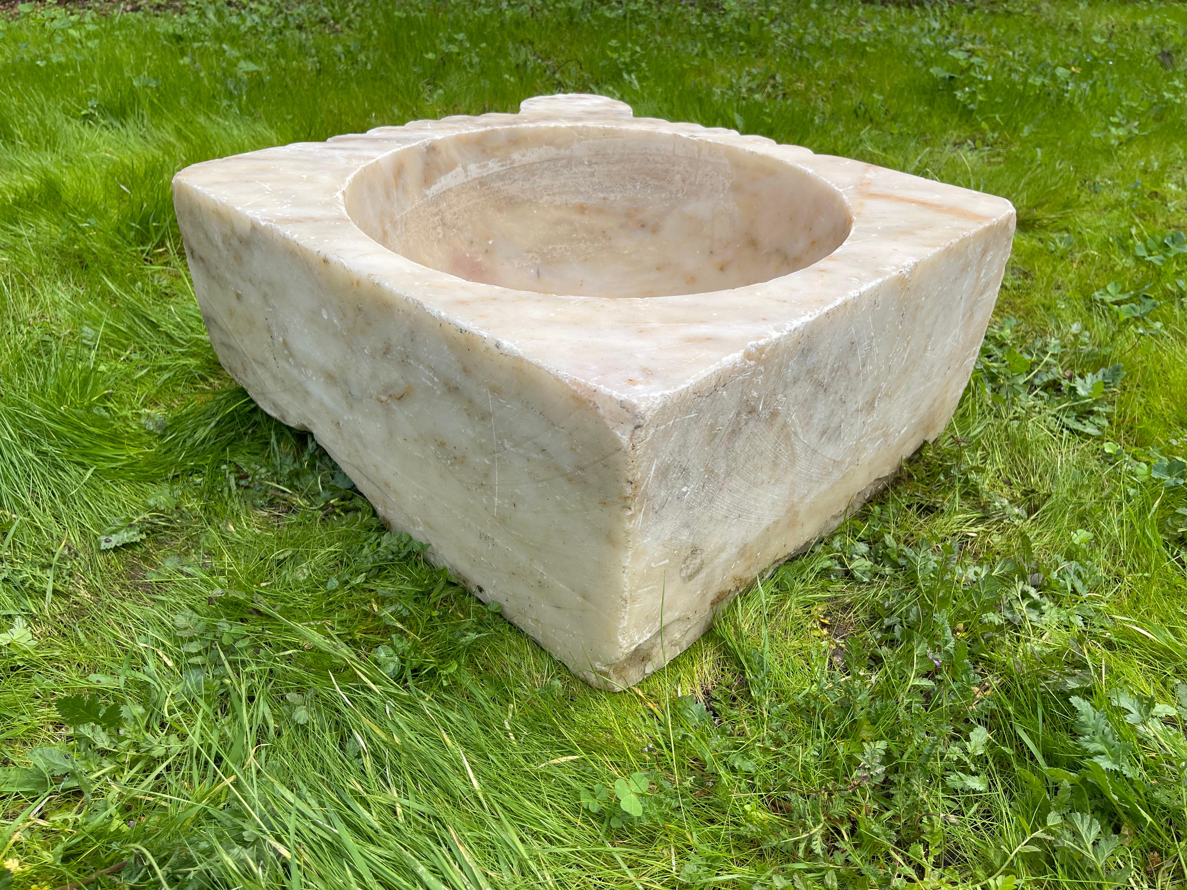 Fait main Mermer Lavabo (Lavabo en marbre) en vente