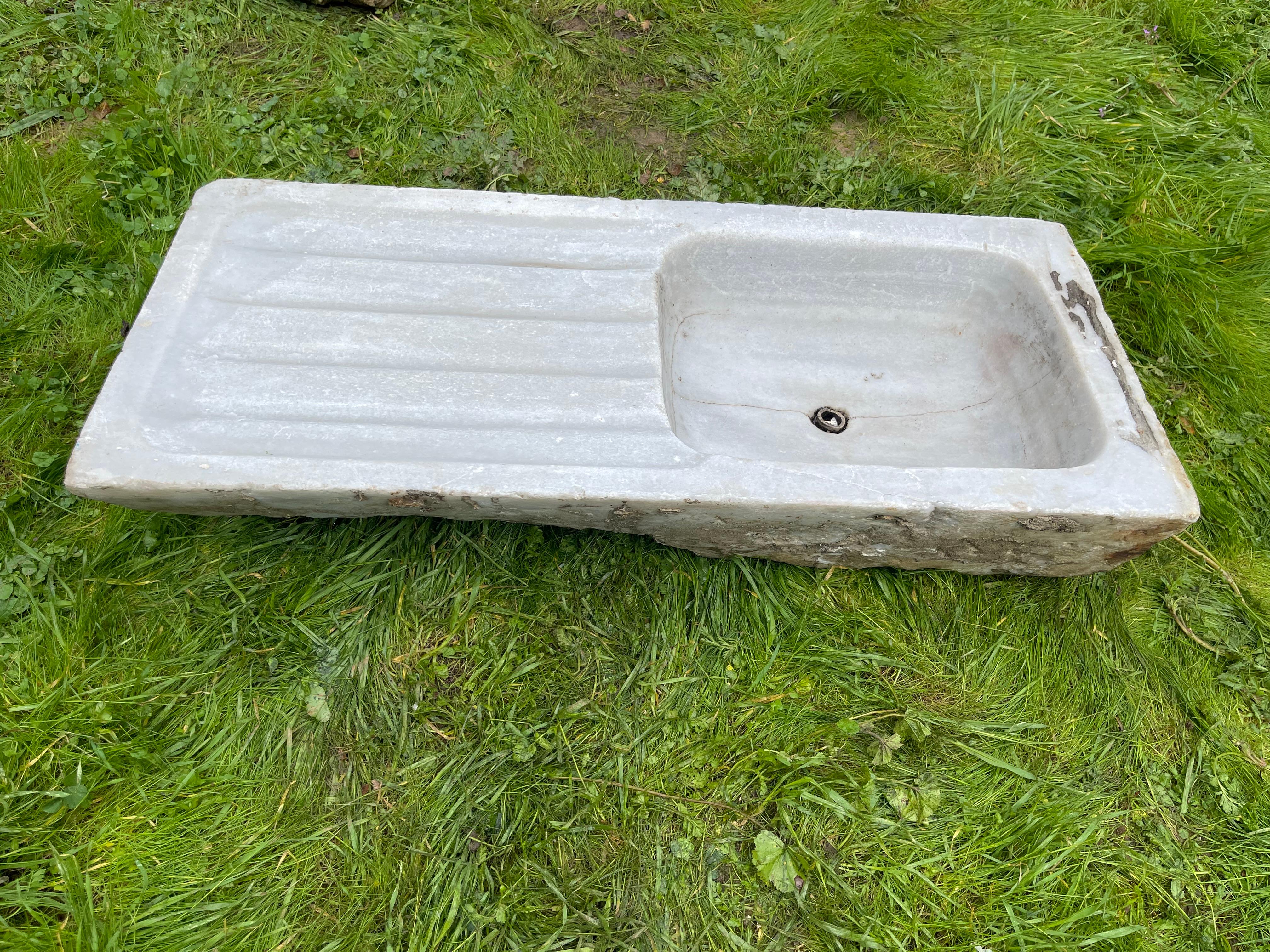 Fait main Mermer Lavabo (Lavabo en marbre) en vente