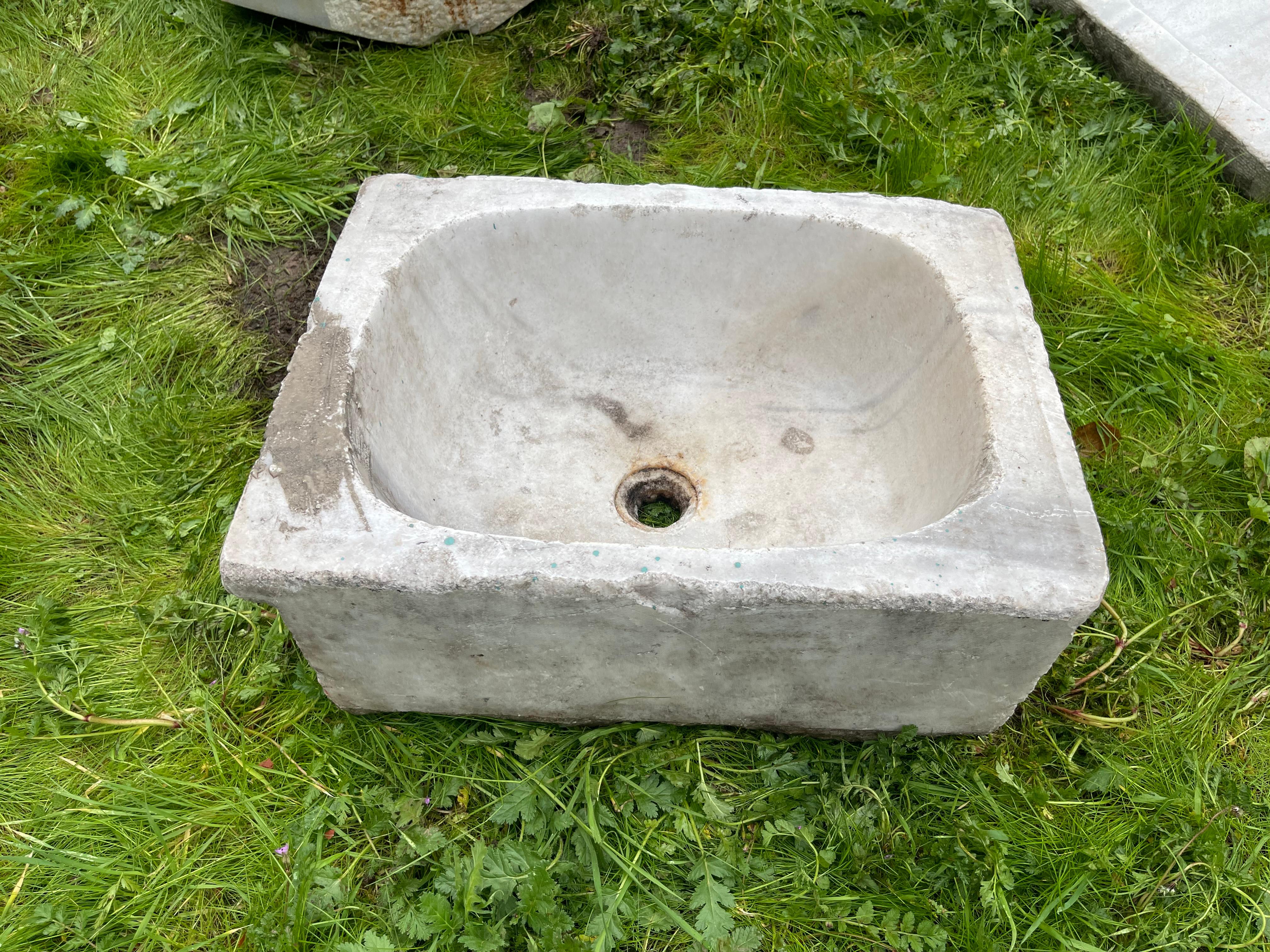 Fait main Mermer Lavabo (Lavabo en marbre) en vente