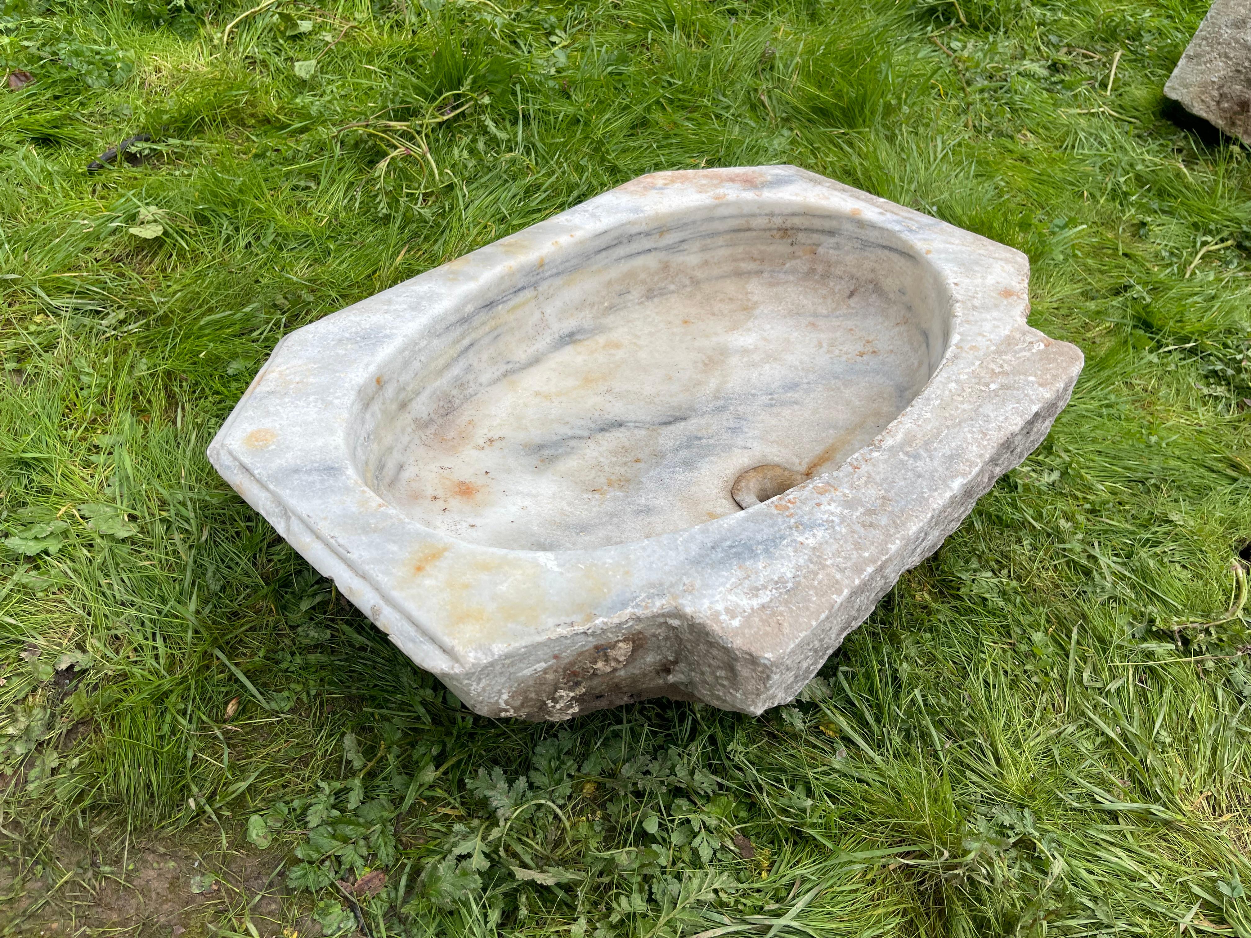 Mermer Lavabo (Lavabo en marbre) en vente 1