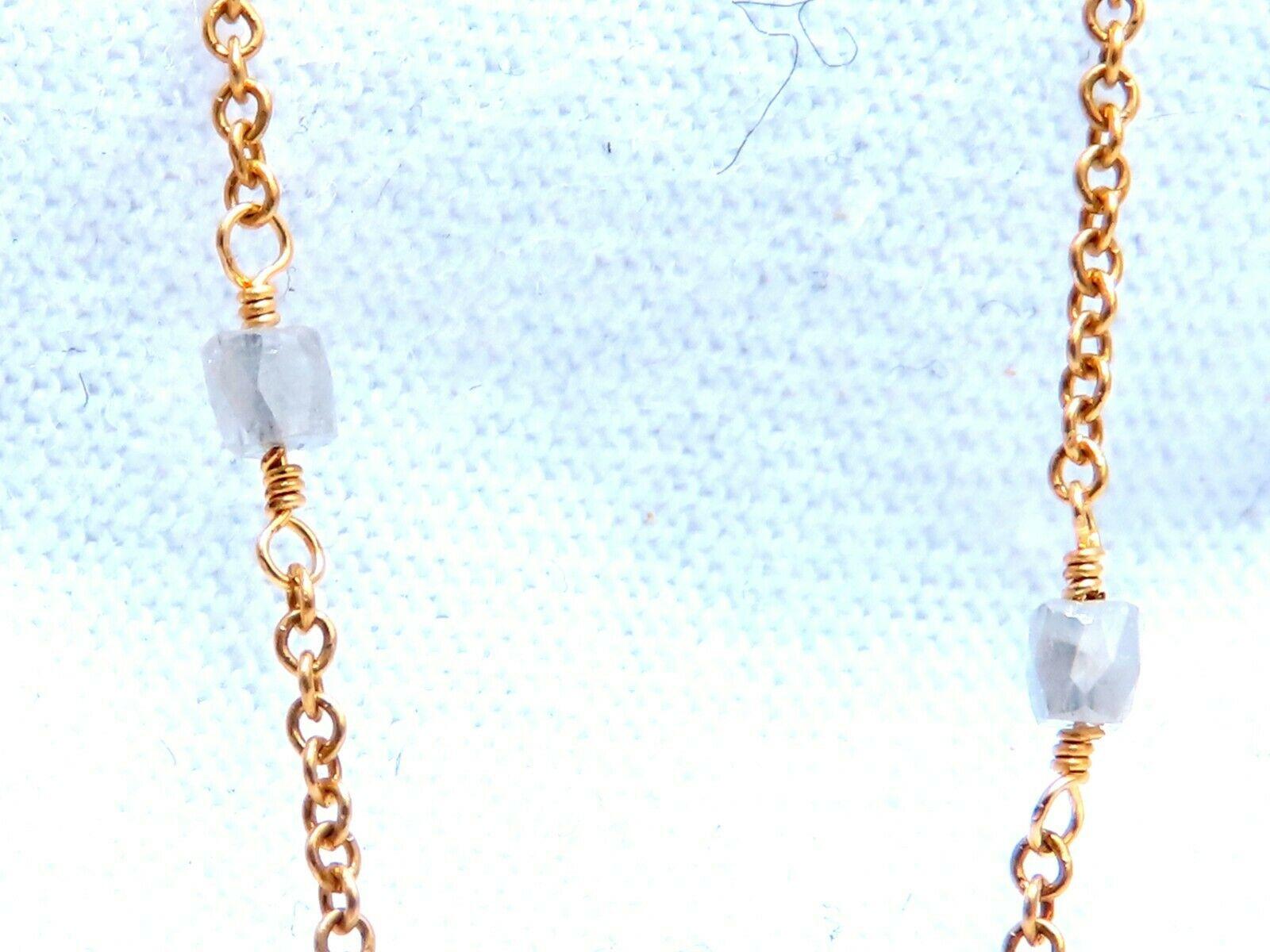 Me&Ro 1.10ct Natural Diamonds Yard Necklace 18kt In New Condition For Sale In New York, NY