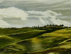 Landscape Oil Painting by Merrill Campbell Entitled “Tuscan Landscape”