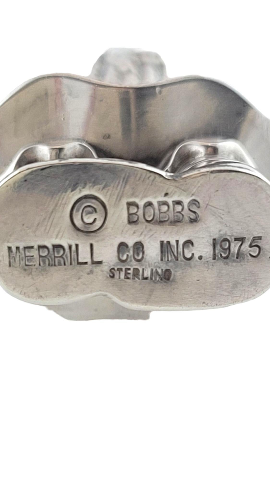 Merrill & Co Inc. 1975 Bobbs Sterling Silver Raggedy Ann Ornament #17903 3