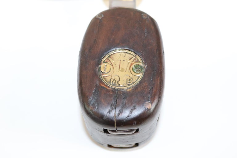 Merriman Brothers Yacht Pulley with Brass For Sale at 1stDibs