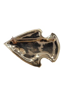Merrin 18k Yellow Gold Arrowhead Pin #23122
