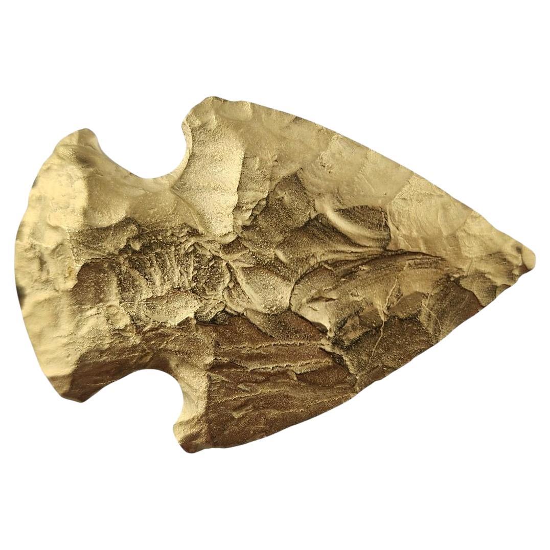 Spilla a punta di freccia in oro giallo Merrin 18k #23122