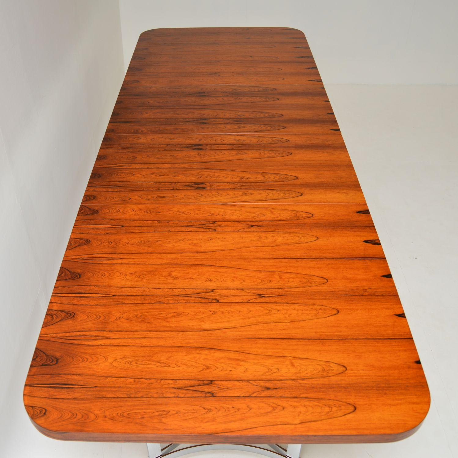 Chrome Merrow Associates Dining Table by Richard Young