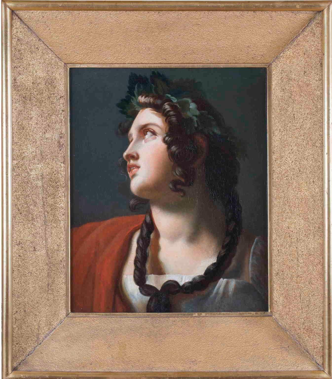 Aleardo Villa Signed Aleardo Villa Male Moustache Portrait 1890 circa