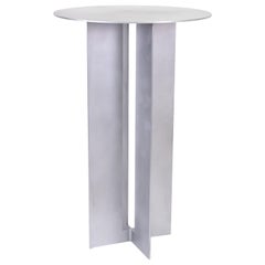 Table de café Mers en aluminium satiné