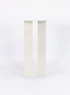 Mers Cafe Table in Cream Aluminum