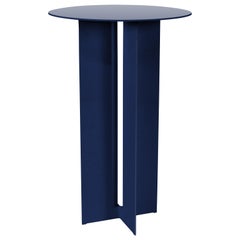Mers Cafe Table in Pacific Blue Aluminum