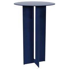 Table de café Mers en aluminium bleu pacifique