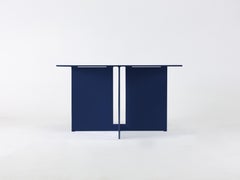 Mers Coffee Table in Pacific Blue Aluminum