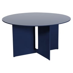 Mers Coffee Table in Aluminum Powdercoat Pacific Blue