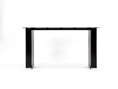 Mers Console Table in Black Aluminum