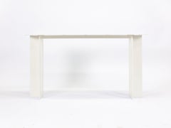 Mers Console Table in Cream Aluminum
