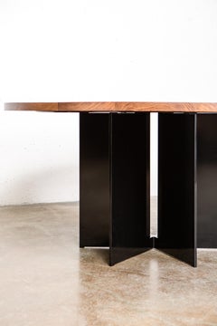 Tavolo da pranzo Mers in alluminio nero