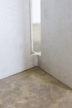 Table d'appoint Mers en aluminium en forme de sac à sel