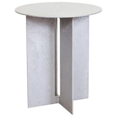 Mers Side Table in Salt Pack Aluminum