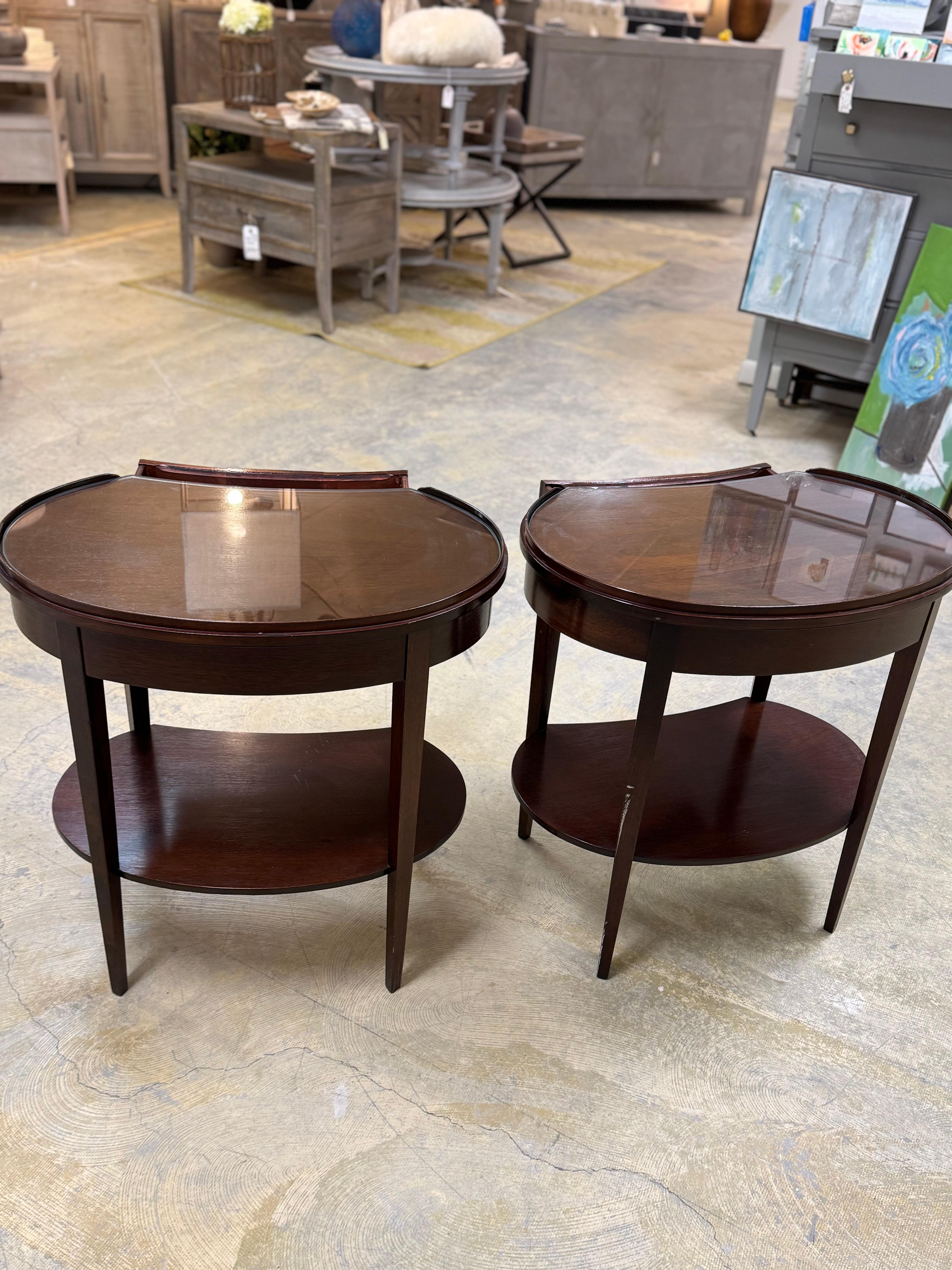 Mersman 1920's antique  tables with a drawers For Sale 8