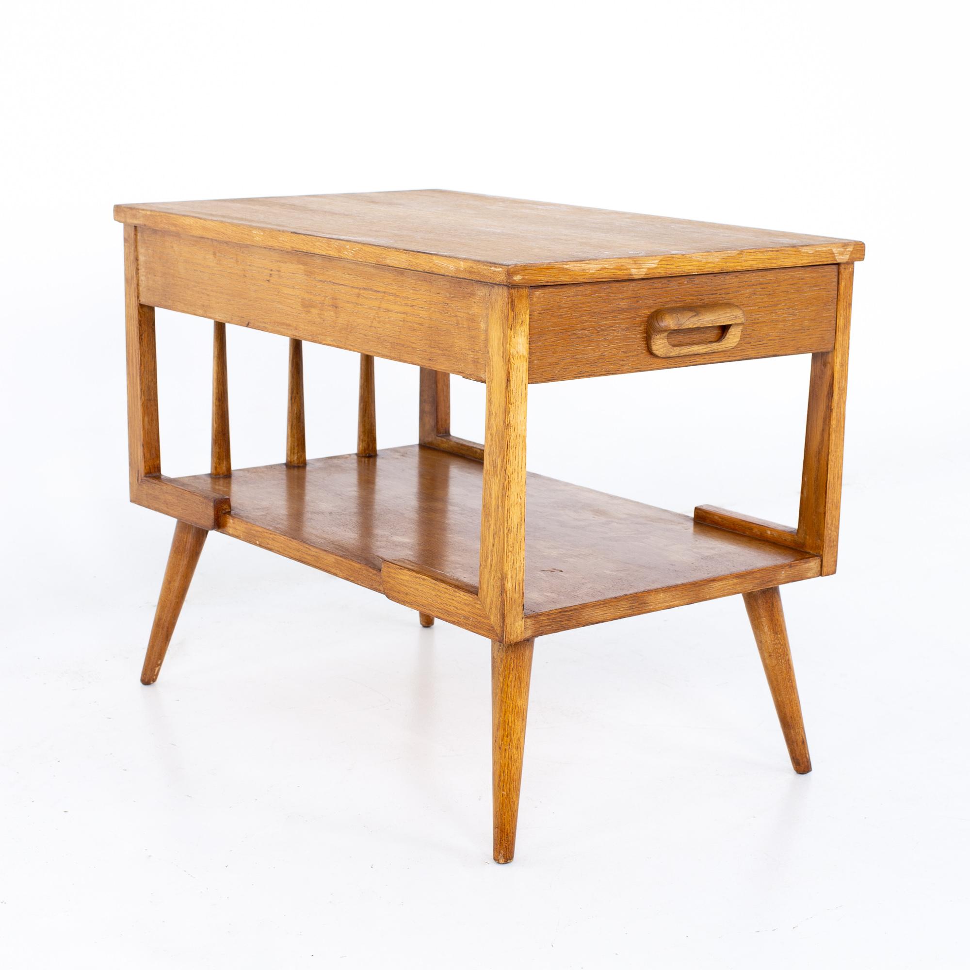 blonde nightstand