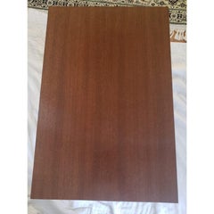 Mersman Two Tier Single Drawer Mahogany Side Table