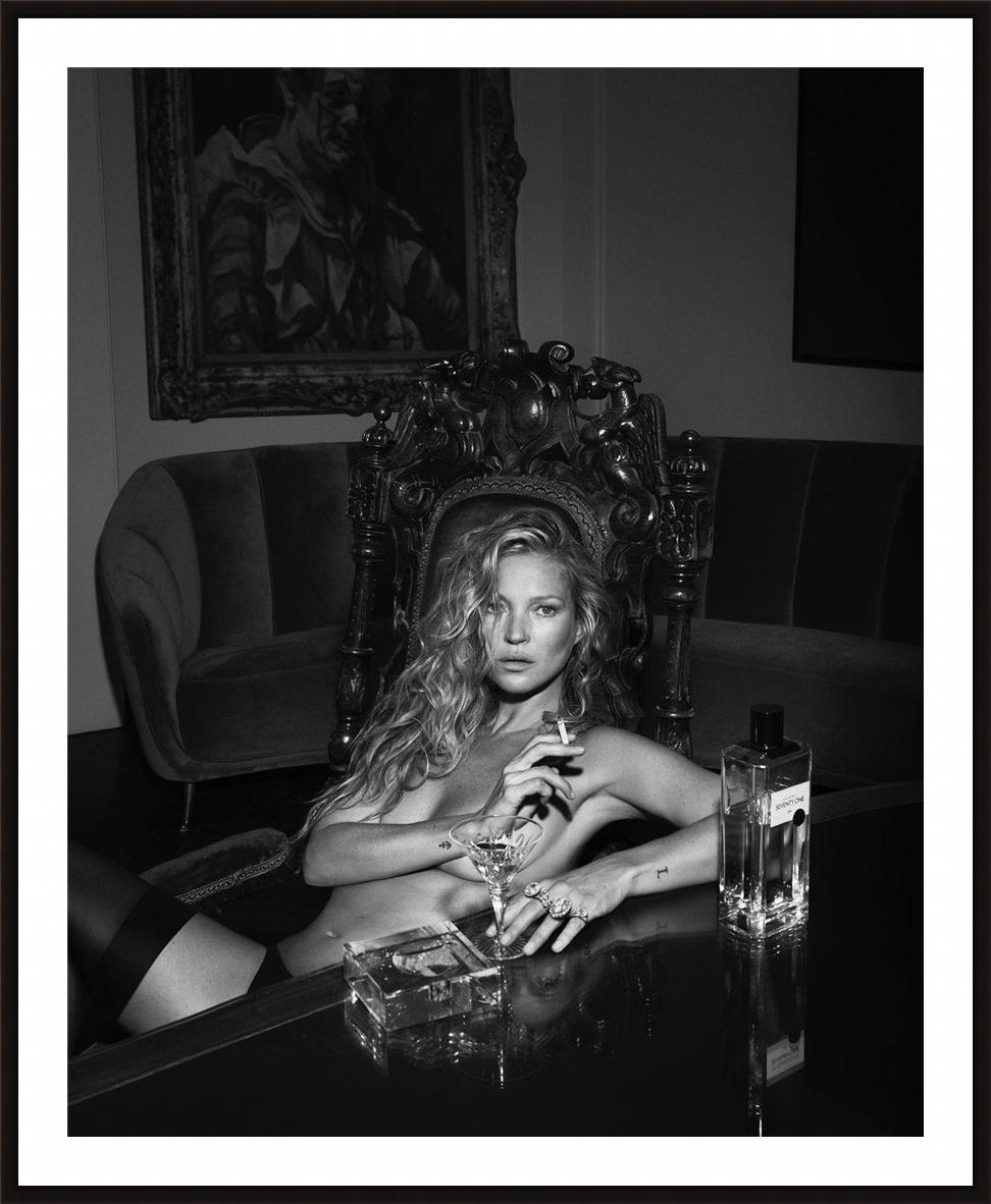 Kate Moss Drinking Gin - Photograph by Mert Alas and Marcus Pigott 