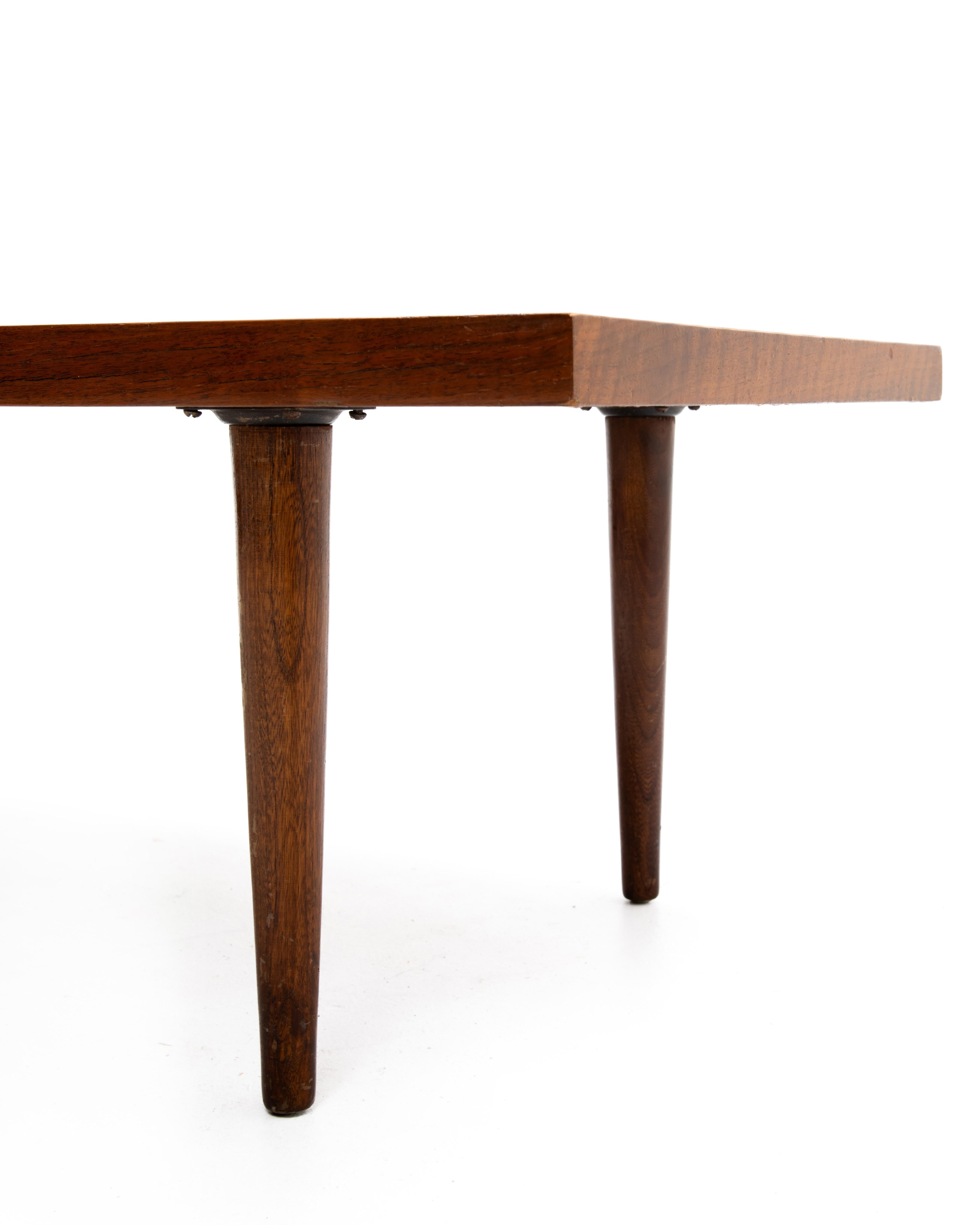 Merton Gershun American of Martinsville X Inlaid Walnut Coffee Table 8