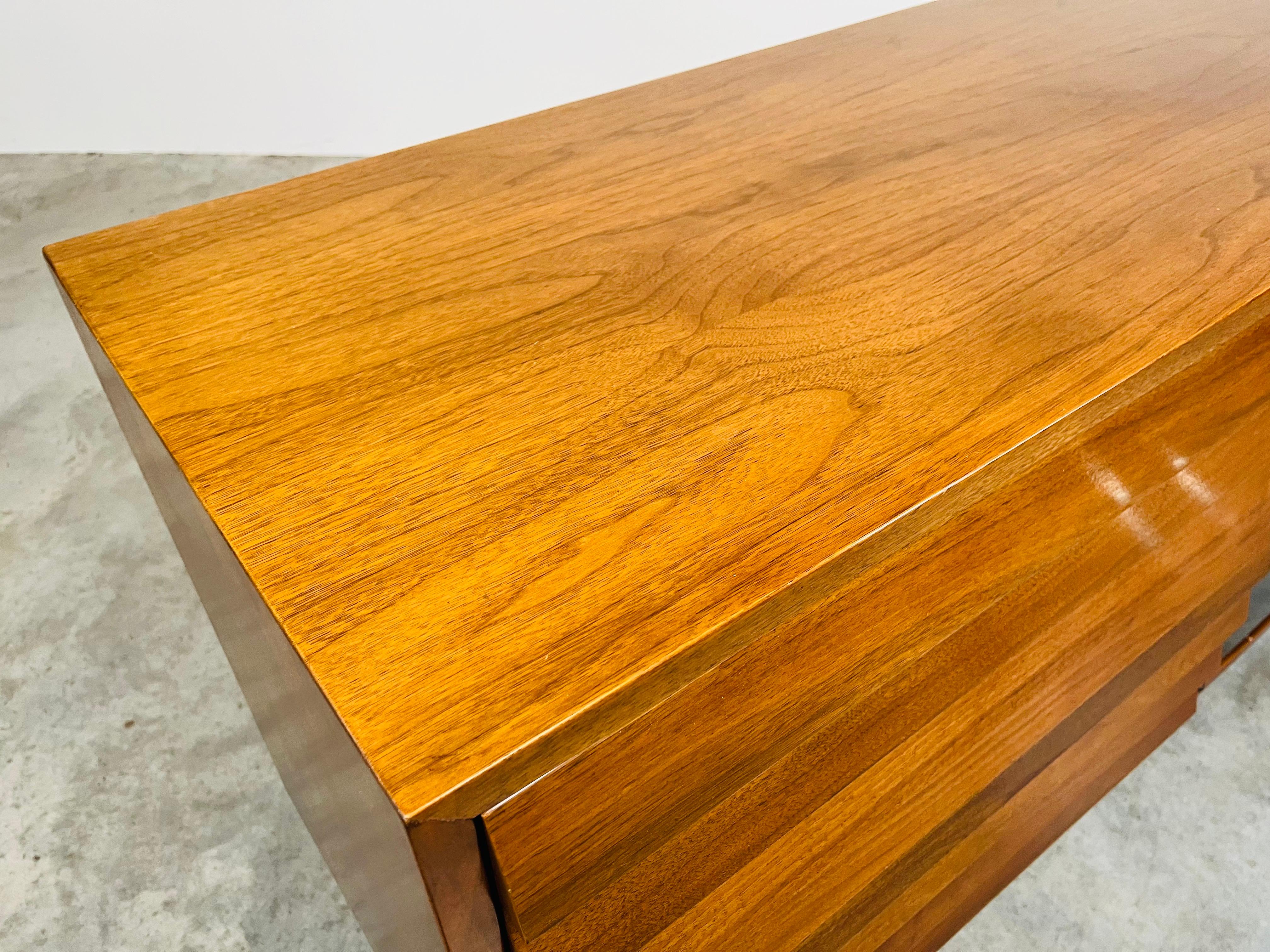 20th Century Merton Gershun for American of Martinsville Mid-Century Lowboy Credenza For Sale
