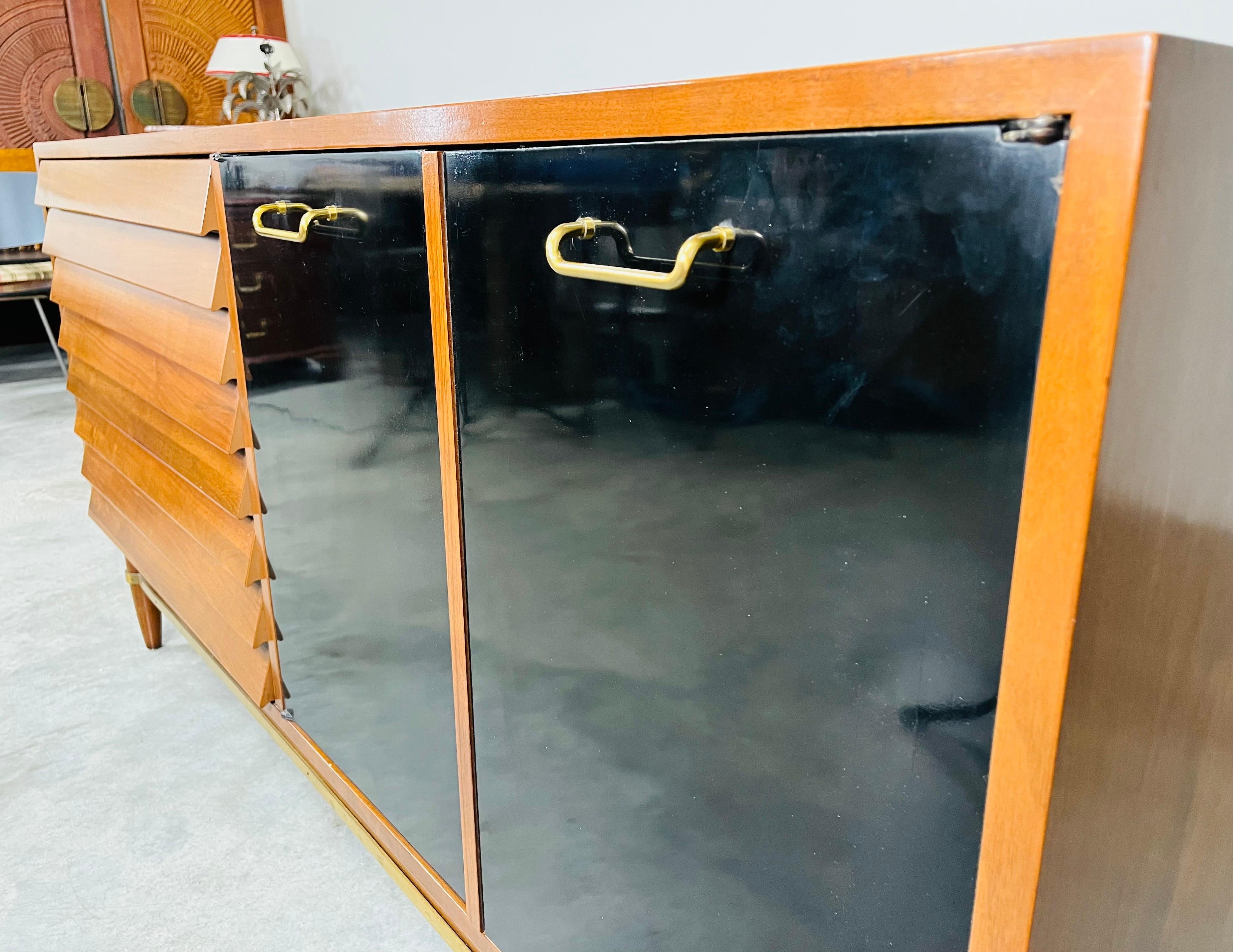 Merton Gershun for American of Martinsville Mid-Century Lowboy Credenza For Sale 1
