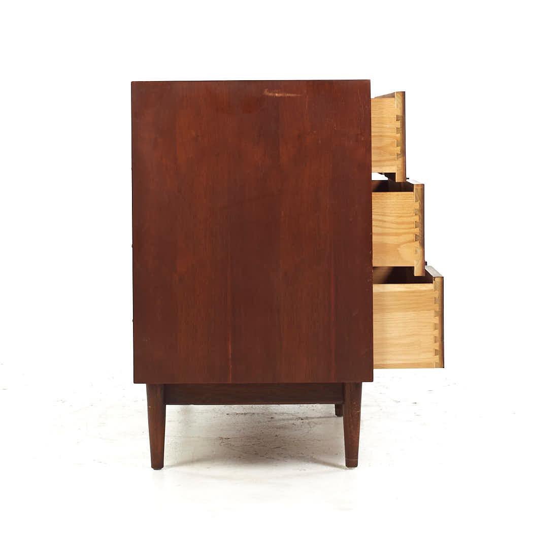 Mid-Century Modern Merton Gershun for American of Martinsville Mid Century Lowboy Dresser For Sale