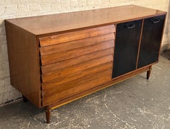 Merton Gershun for American of Martinsville Mid-Century Modern Walnut Credenza