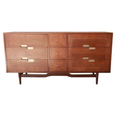 Merton Gershun for American of Martinsville Mid-Century Modern Walnut Dresser