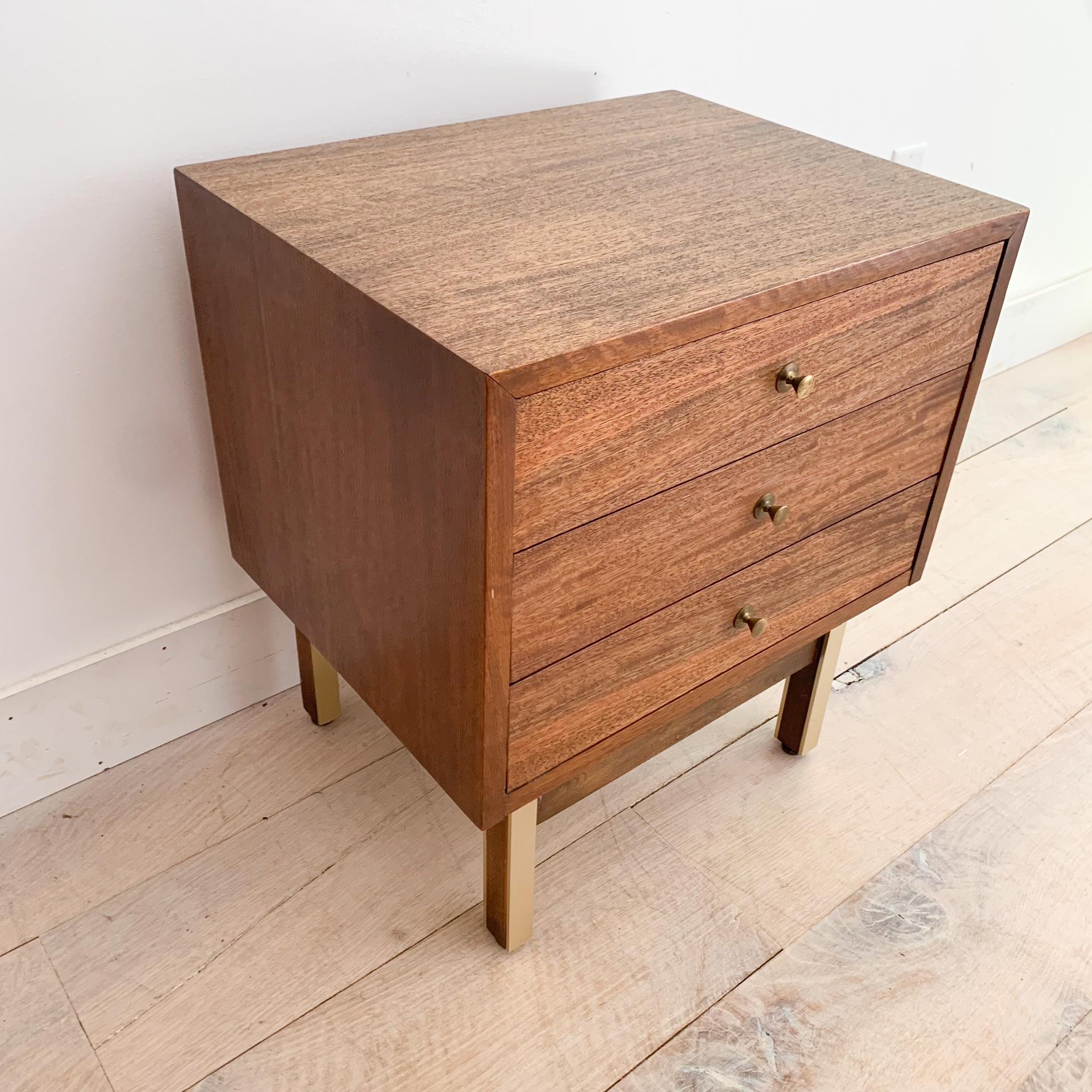 Mahogany Merton Gershun for American of Martinsville Nightstand/Chest of Drawers
