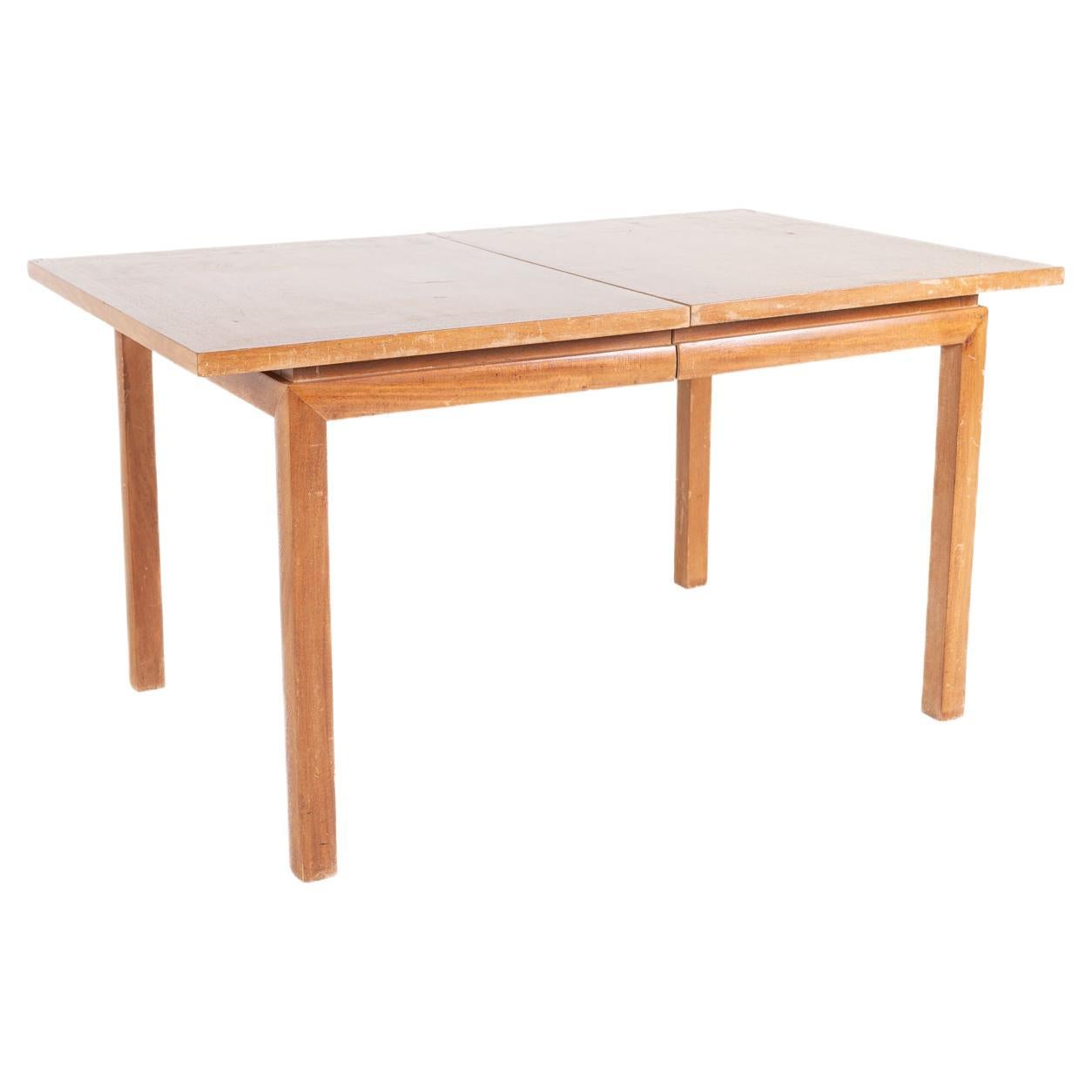 Merton Gershun for American of Martinsville Style Mid Century Blonde Dining Tabl For Sale