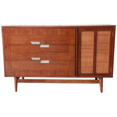 Merton Gershun for American of Martinsville Walnut Credenza