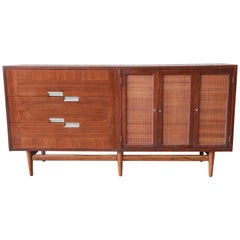 Merton Gershun for American of Martinsville Walnut Dresser or Credenza