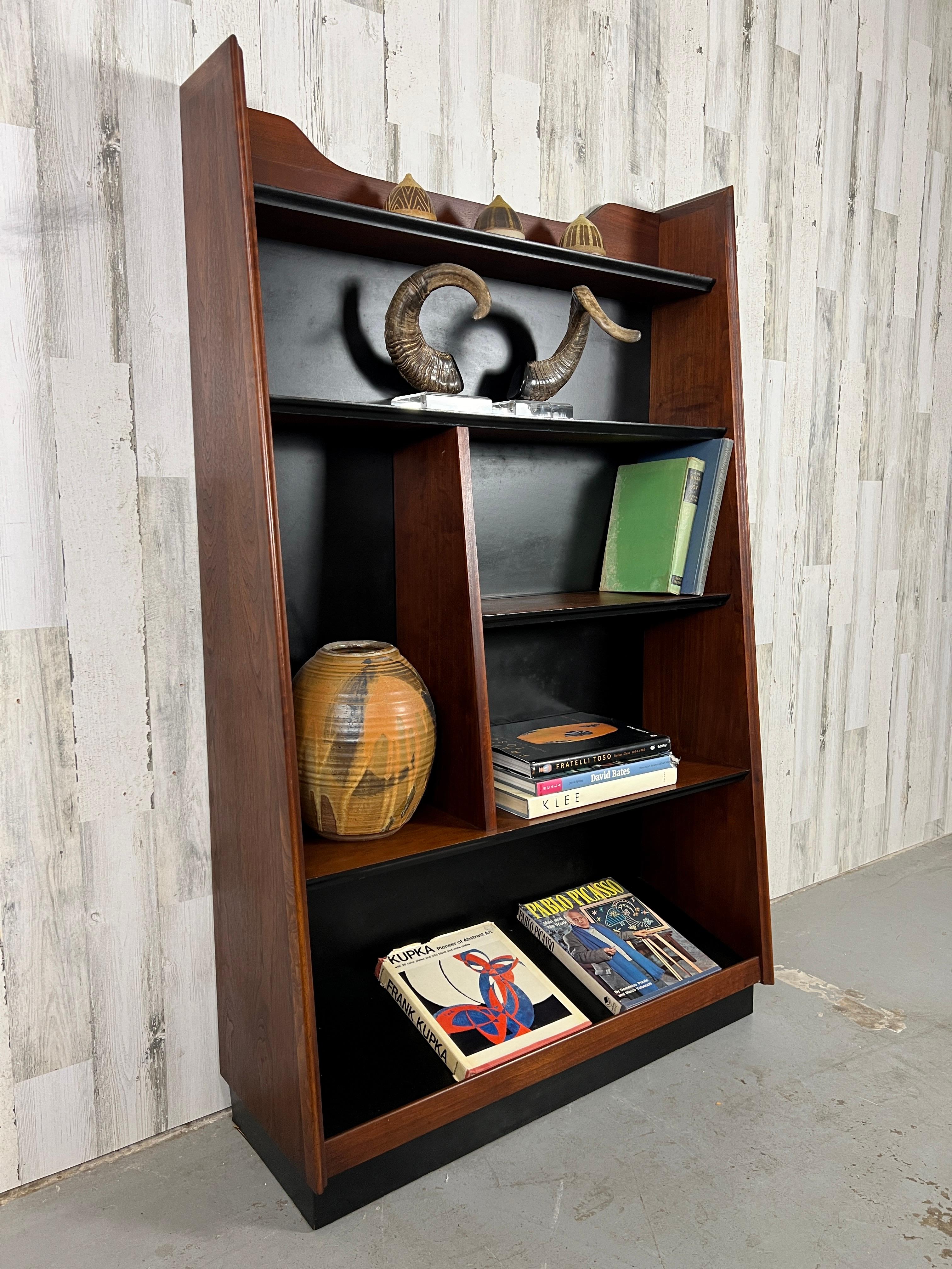  Merton Gershun for Dillingham Wedge Shaped Bookcase For Sale 7