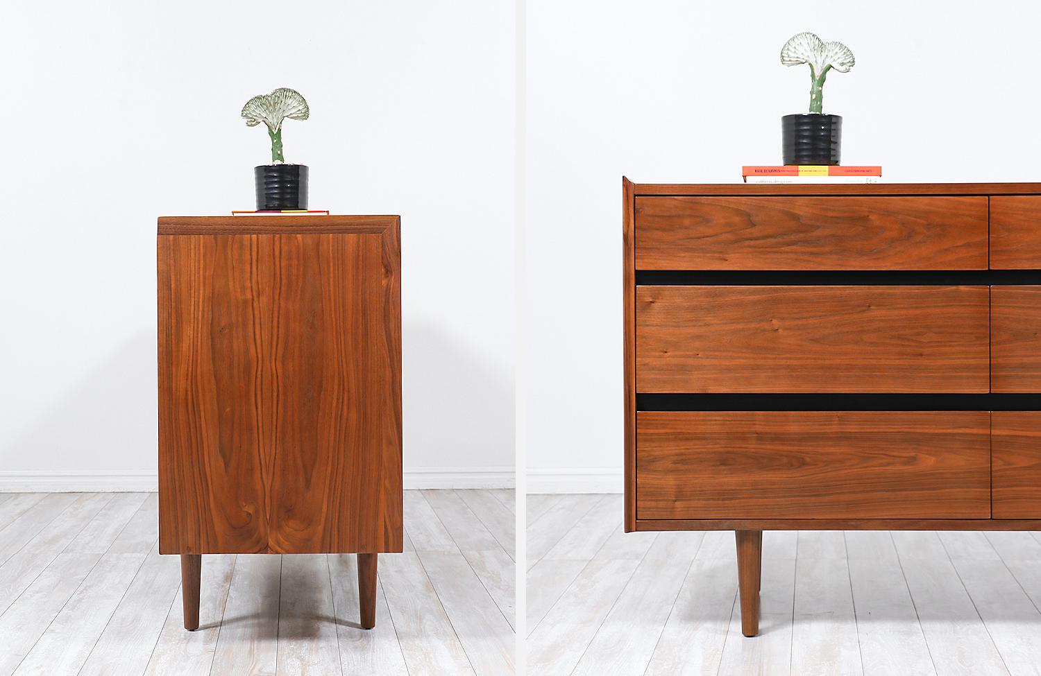 Merton L. Gershun Walnut Dresser for Dillingham 2