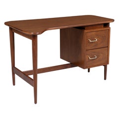 Merton L. Gershun Walnut Writing Desk for American of Martinsville